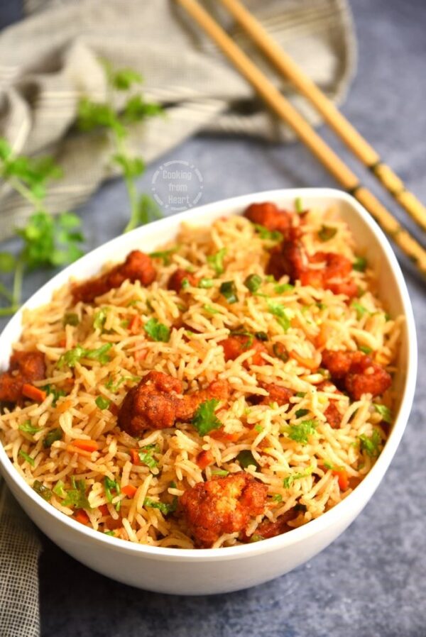 Gobi Fried Rice - Akshaya Patra