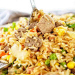 Mixed fried rice(Egg, Chicken & Lamb)